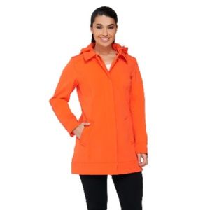 ❤️Soft Shell Jacket w/ Hood✨  Isaac Mizrahi